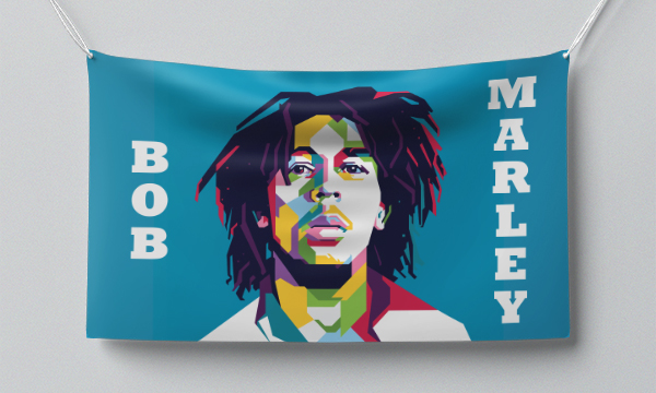 Знаме Bob Marley