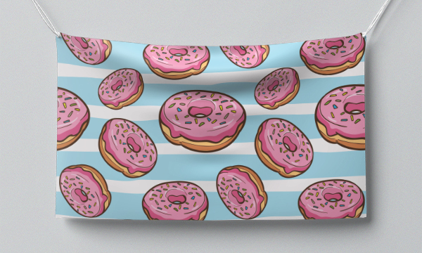 Знаме Simpsons Donuts